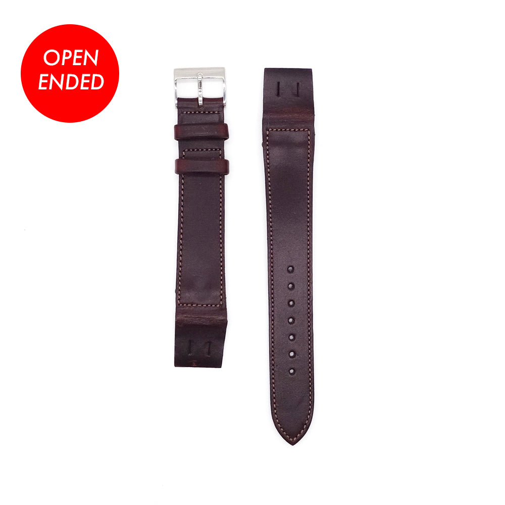 HORWEEN CHROMEXCEL OPEN ENDED STRAP (Burgundy)