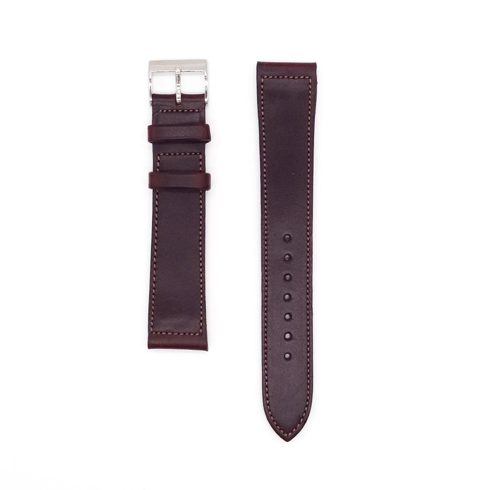 HORWEEN CHROMEXCEL OPEN ENDED STRAP (Burgundy)