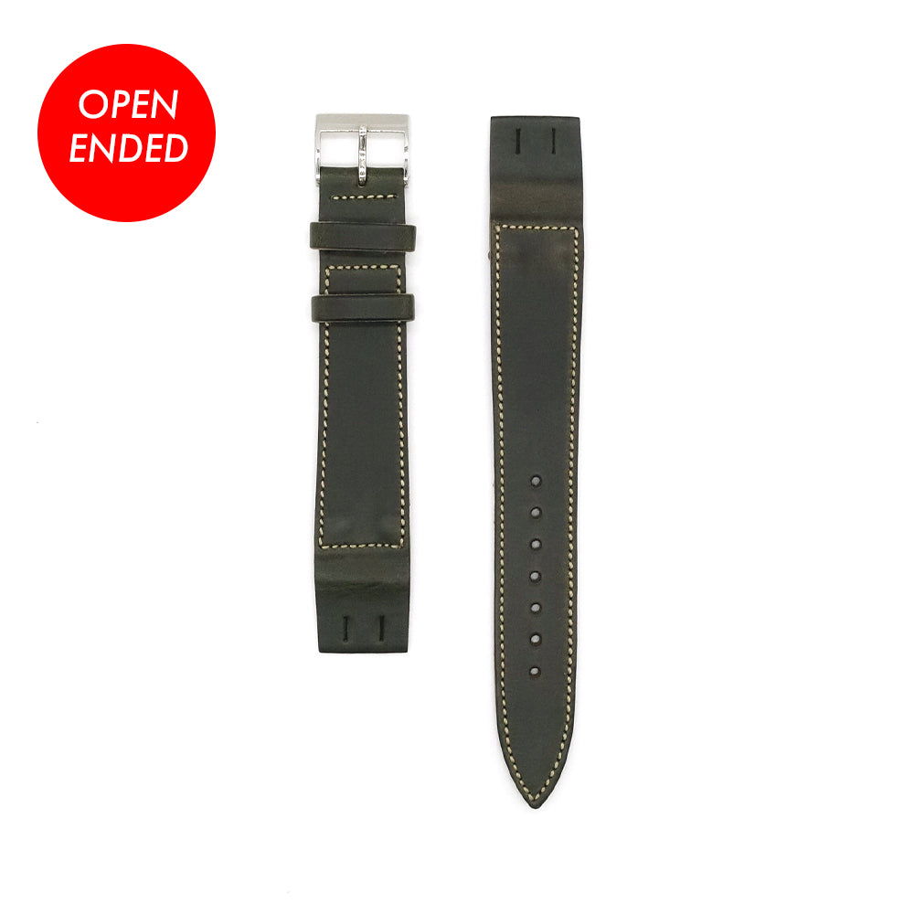 HORWEEN CHROMEXCEL STRAP OPEN ENDED STRAP (Green)