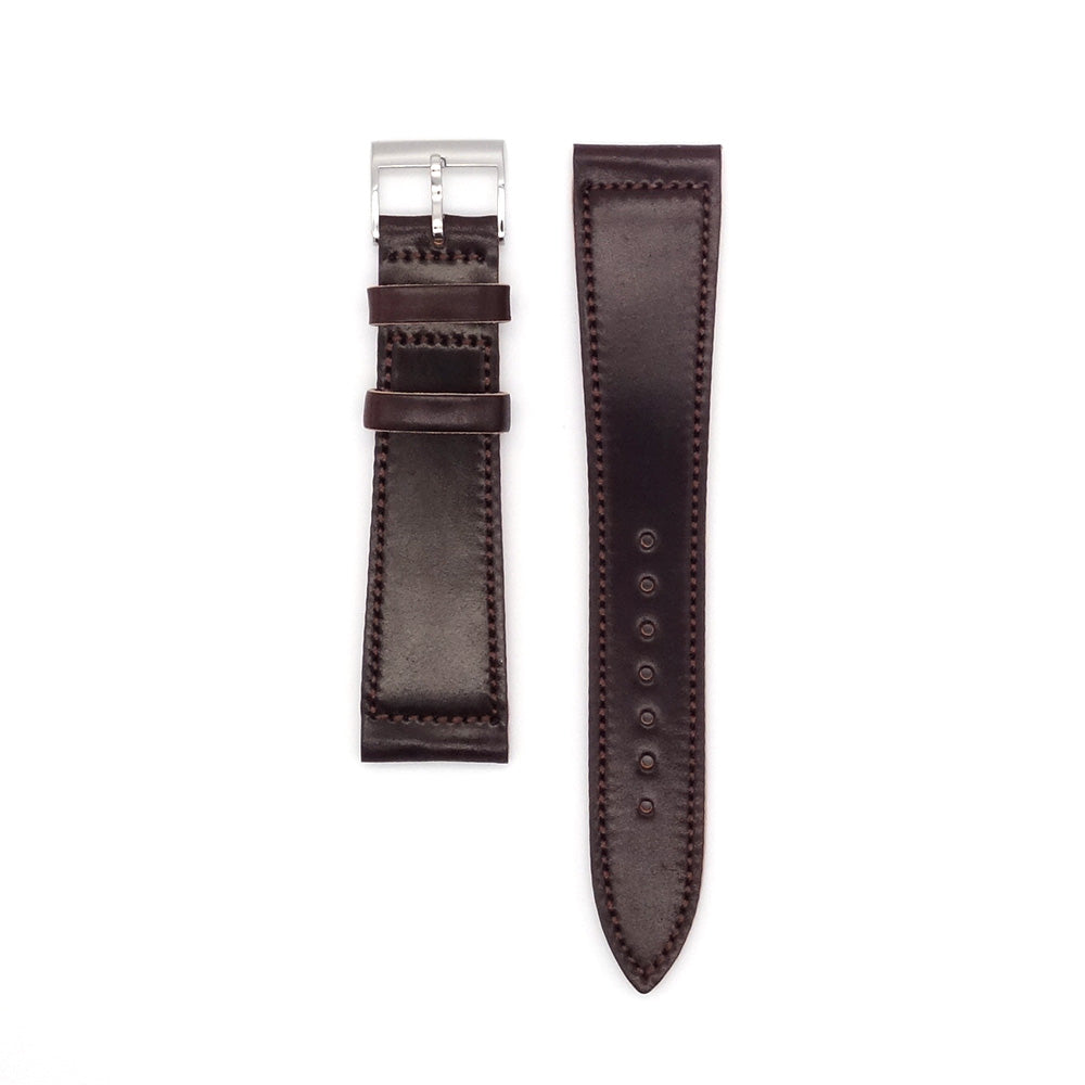 Horween Color on sale 8 (Burgundy) Shell Cordovan Watch Strap