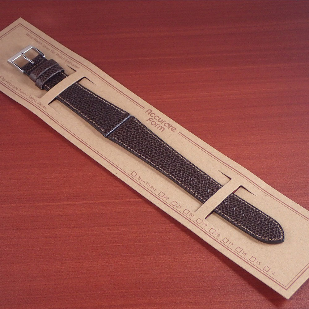 <tc>DEGERMANN DAUPHIN Embossed calf STRAP (Dark Brown)</tc>