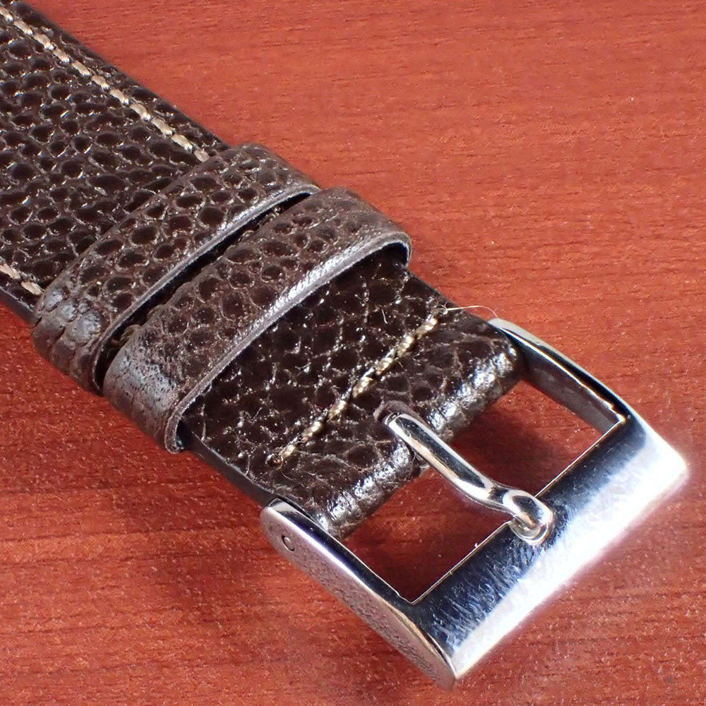 <tc>DEGERMANN DAUPHIN Embossed calf STRAP (Dark Brown)</tc>