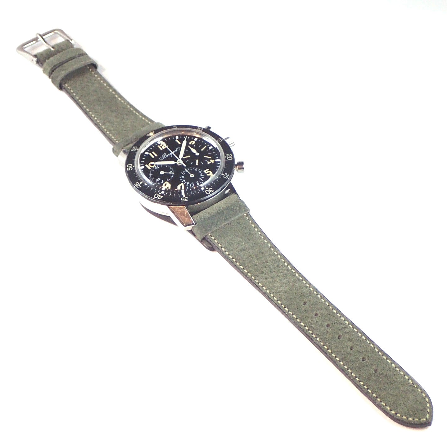 Japanese Pig Suede strap (Olive)