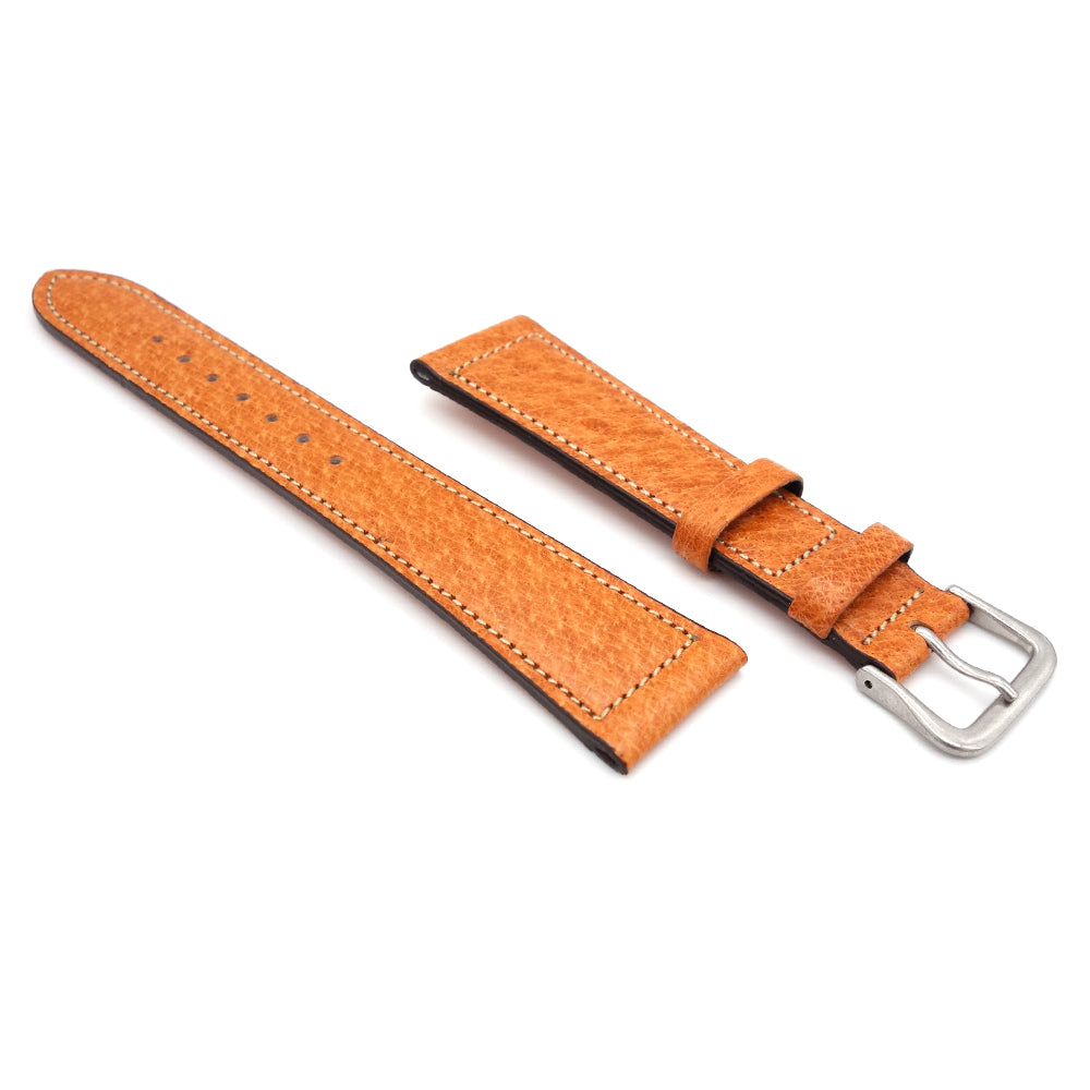 JAPANESE Pigskin LEATHER STRAP (Gold Brown)