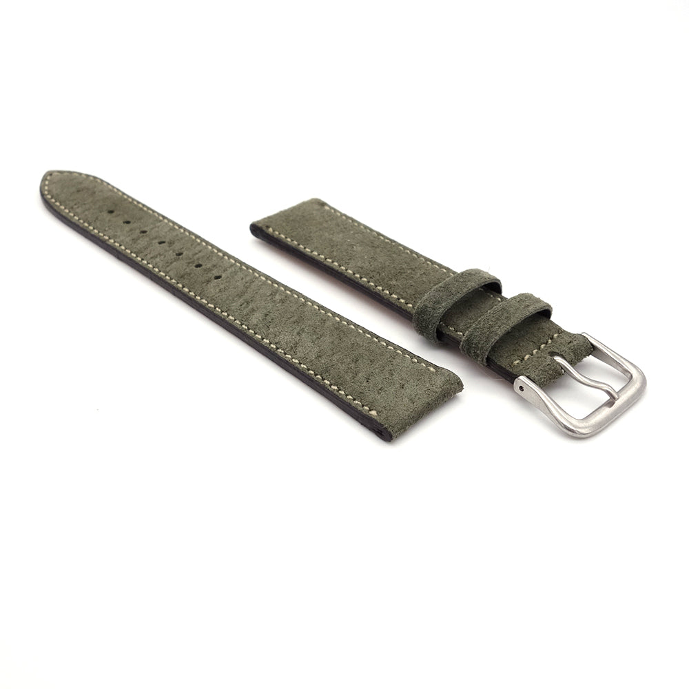 Japanese Pig Suede strap (Olive)