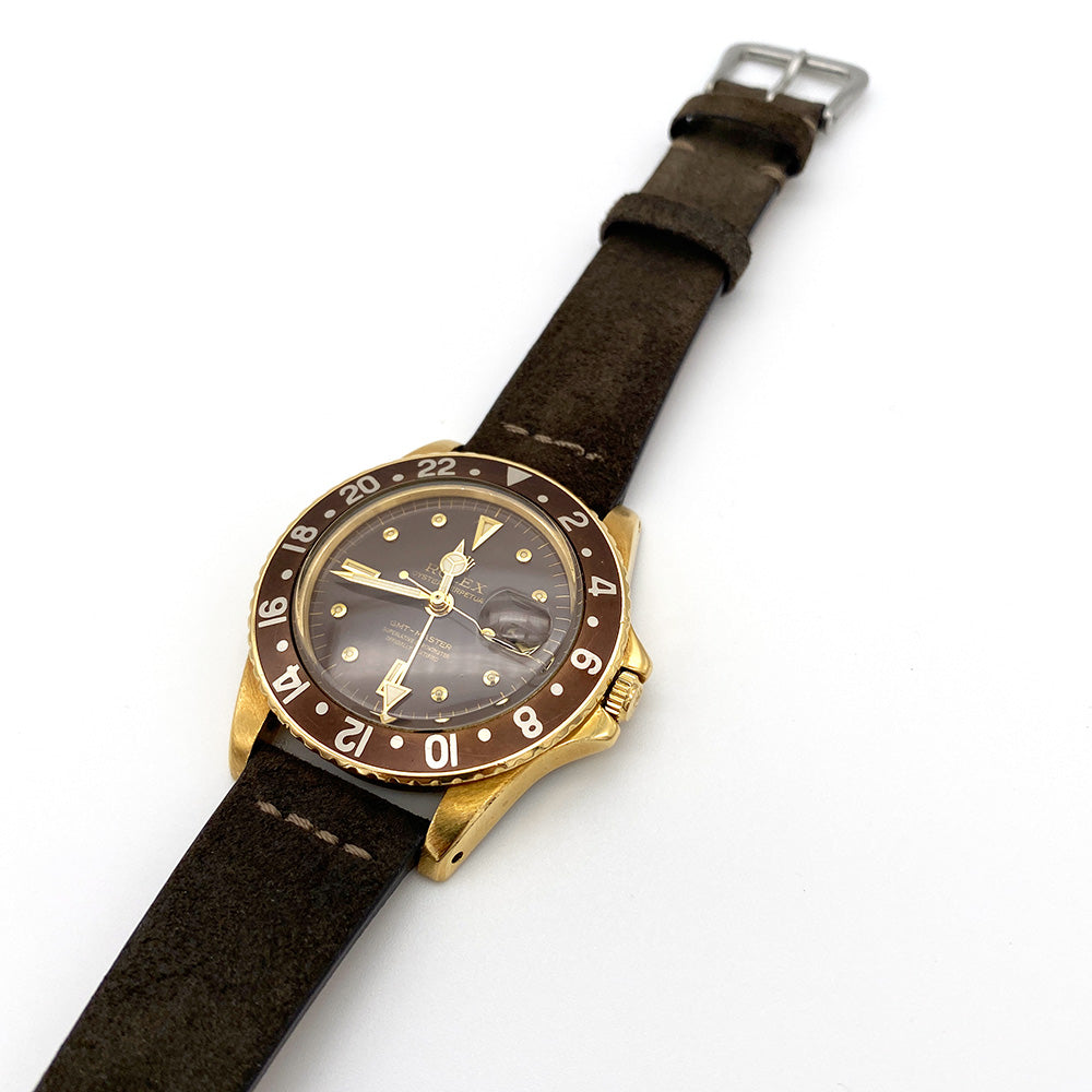 【Charles.F.Stead】KUDU 一文字ステッチ(ダークブラウン)