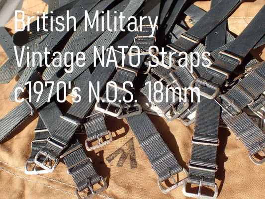 Large stock of vintage NOS NATO straps now in stock!