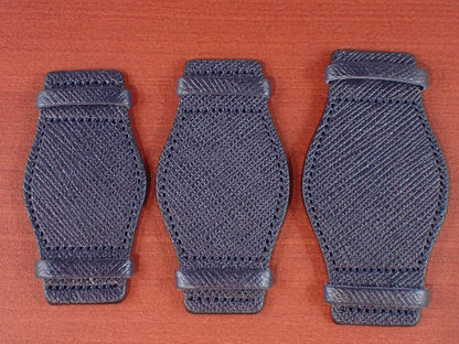 ALRAN Saffian Embossed Goat Leather<tc>Pad</tc> (Indigo)