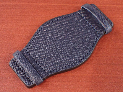 ALRAN Saffian Embossed Goat Leather<tc>Pad</tc> (Indigo)