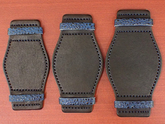 台座 HIMEJI KUROZAN Japanese Cowhide LEATHER(藍染/Indigo)