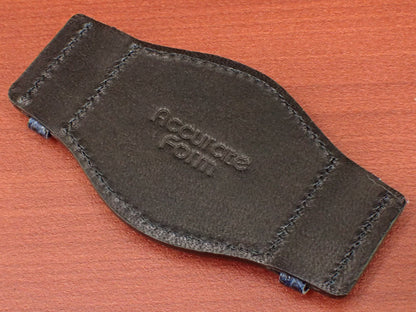 台座 HIMEJI KUROZAN Japanese Cowhide LEATHER(藍染/Indigo)