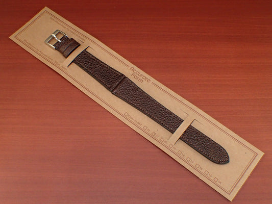HIMEJI KUROZAN Japanese Cowhide LEATHER STRAP (Brown)