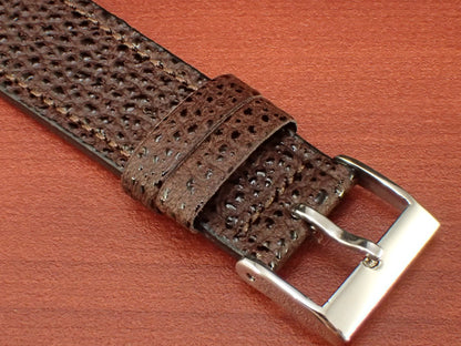 HIMEJI KUROZAN Japanese Cowhide LEATHER STRAP (Brown)