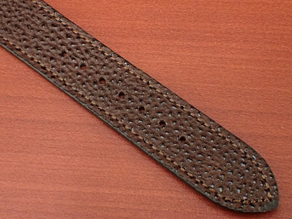HIMEJI KUROZAN Japanese Cowhide LEATHER STRAP (Brown)