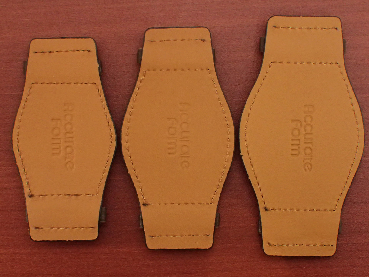 HAAS NOVONAPPA French calf Leather Pad (Dark Brown)