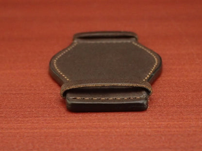 HAAS NOVONAPPA French calf Leather Pad (Dark Brown)