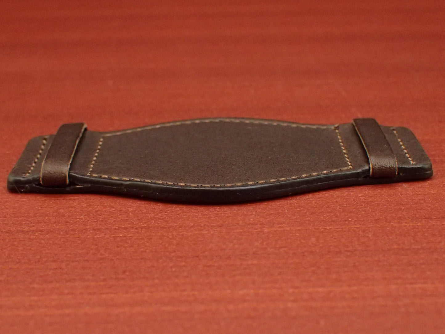 HAAS NOVONAPPA French calf Leather Pad (Dark Brown)