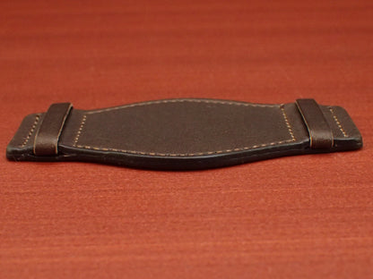 HAAS NOVONAPPA French calf Leather Pad (Dark Brown)
