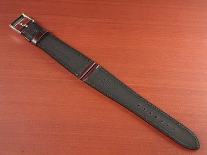 ILCEA Radica Museum calf Leather Strap (Bordeaux)