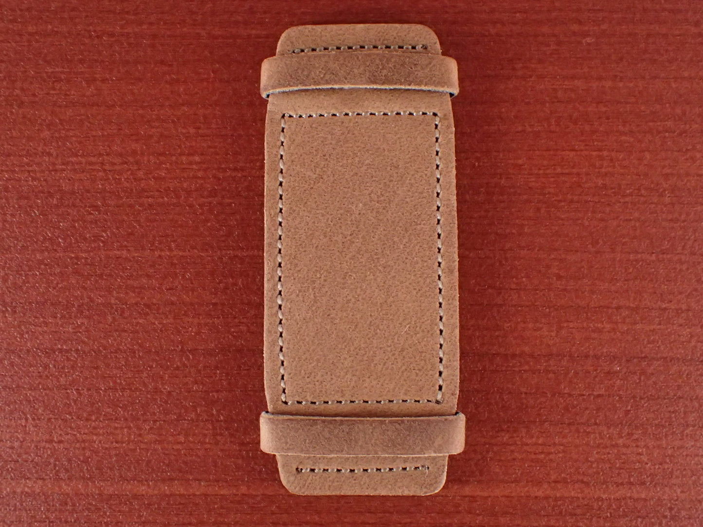 台座 TEMPESTI TEXAS Bends Leather for Rectangular Watch (Brown)