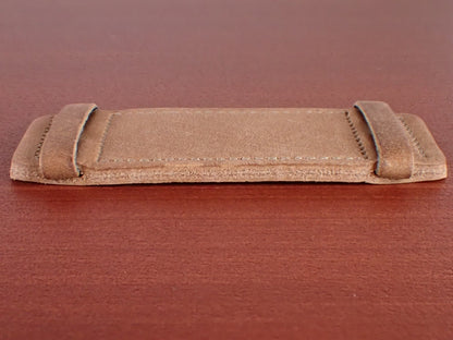 台座 TEMPESTI TEXAS Bends Leather for Rectangular Watch (Brown)