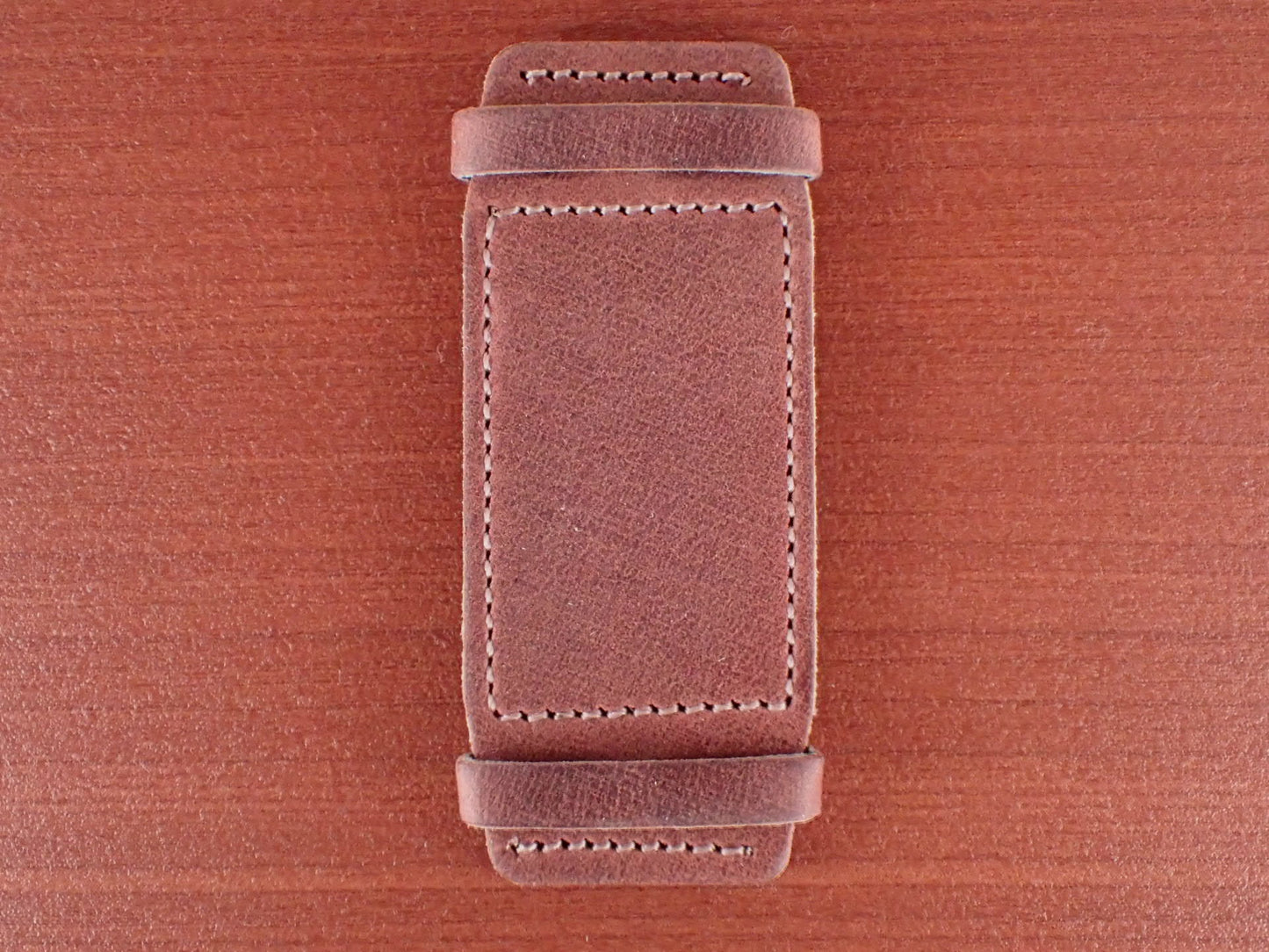 <tc>Pad</tc> TEMPESTI TEXAS Bends Leather for Rectangular Watch (Red Brown)