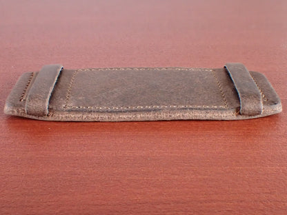 台座 TEMPESTI TEXAS Bends Leather for Rectangular Watch (Dark Brown)