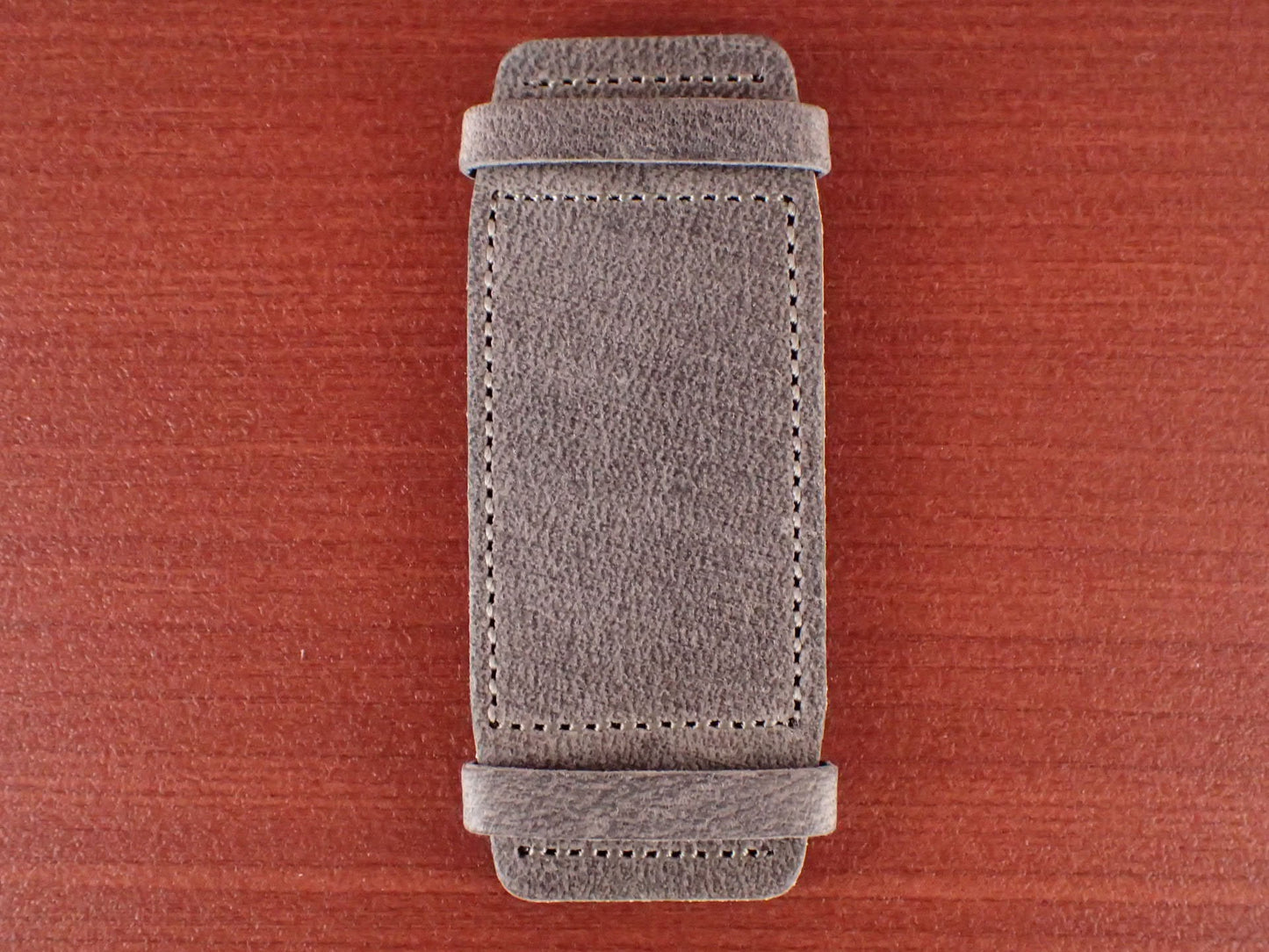 <tc>Pad</tc> TEMPESTI TEXAS Bends Leather for Rectangular Watch (Gray)