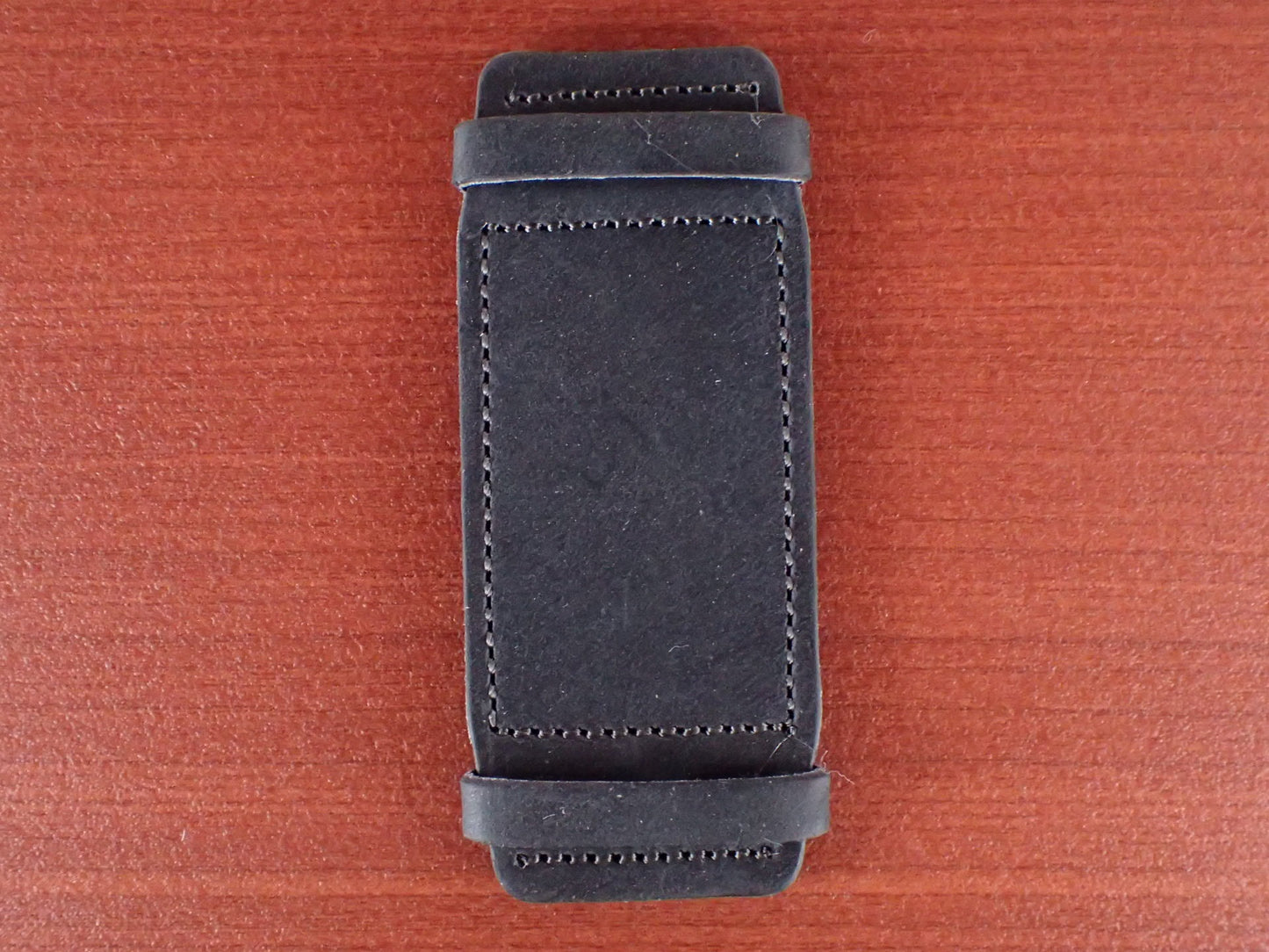 台座 TEMPESTI TEXAS Bends Leather for Rectangular Watch (Black)