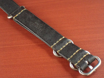 Virgilio VIVIDO Shoulder leather NATO Type Strap 受注生産 (Black)