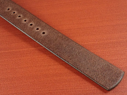 Virgilio VIVIDO Shoulder leather NATO Type Strap 受注生産 (Dark Brown)