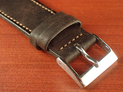 Virgilio VIVIDO Shoulder leather strap (Dark Brown)