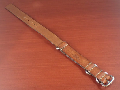 Virgilio VIVIDO Shoulder leather NATO Type Strap 受注生産 (Brown)