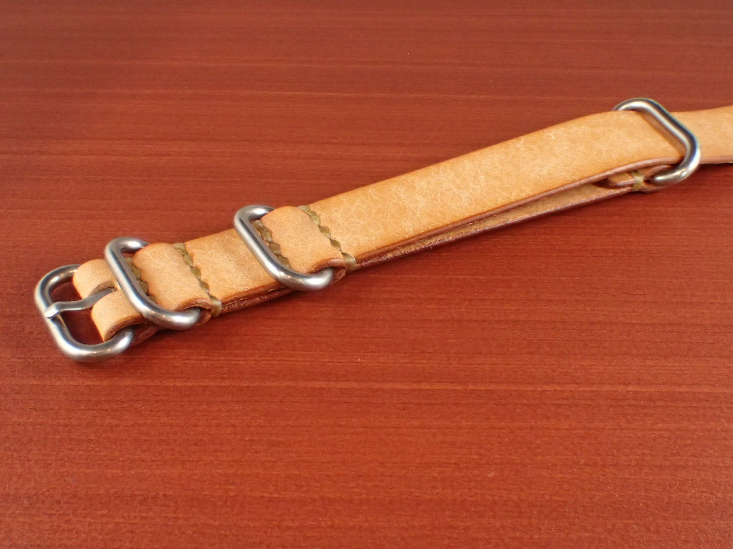 Virgilio VIVIDO Shoulder leather NATO Type Strap 受注生産 (Natural)