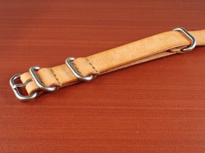 Virgilio VIVIDO Shoulder leather NATO Type Strap 受注生産 (Natural)