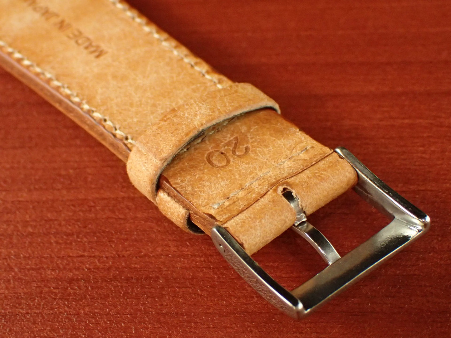 Virgilio VIVIDO Shoulder leather strap (Natural)