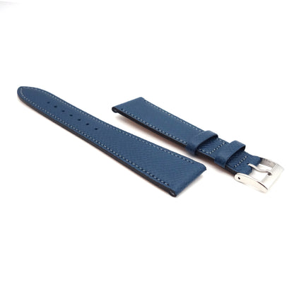HAAS Derby French Embossed calf STRAP (Blue Legion)