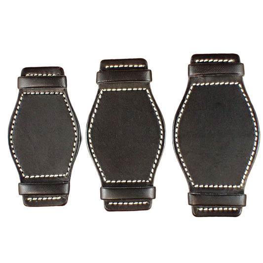 Leather Pad Lo Stivale BULGARO Shoulder Leather (Black)
