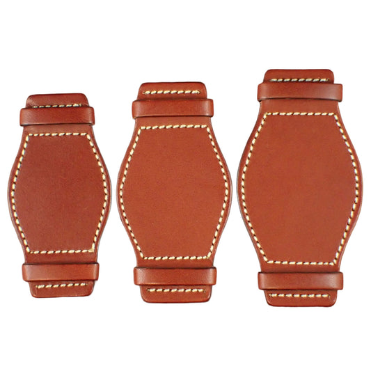 Leather Pad Lo Stivale BULGARO Shoulder Leather  (Red Brown)