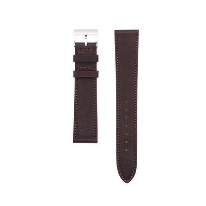 HAAS NOVONAPPA  French calf  STRAP (Dark Brown)