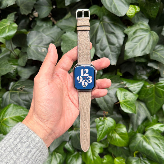 HAAS Derby French Embossed calf STRAP for Apple Watch（トルティエール）