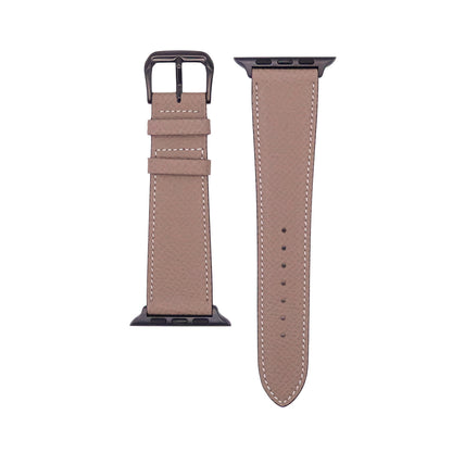 HAAS Derby French Embossed Calf Strap for Apple Watch (Tortier)