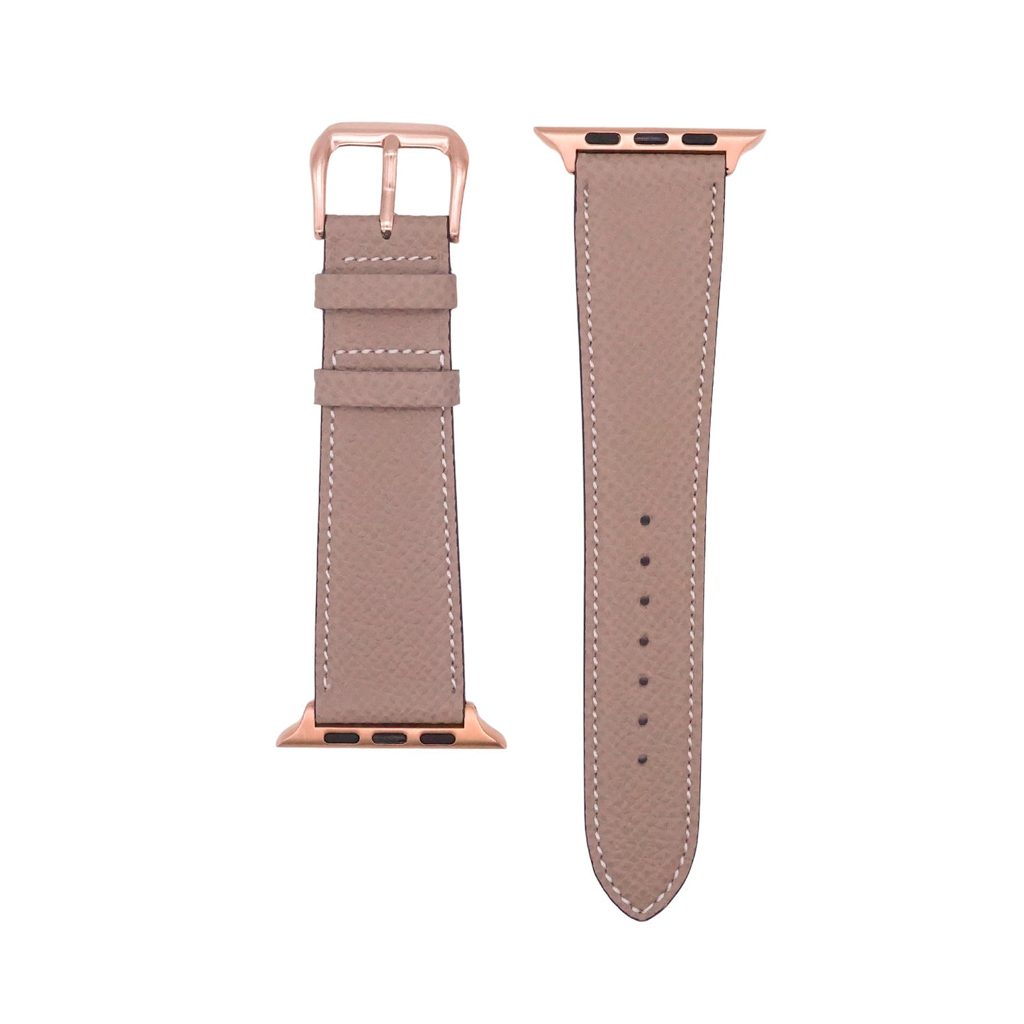 HAAS Derby French Embossed Calf Strap for Apple Watch (Tortier)
