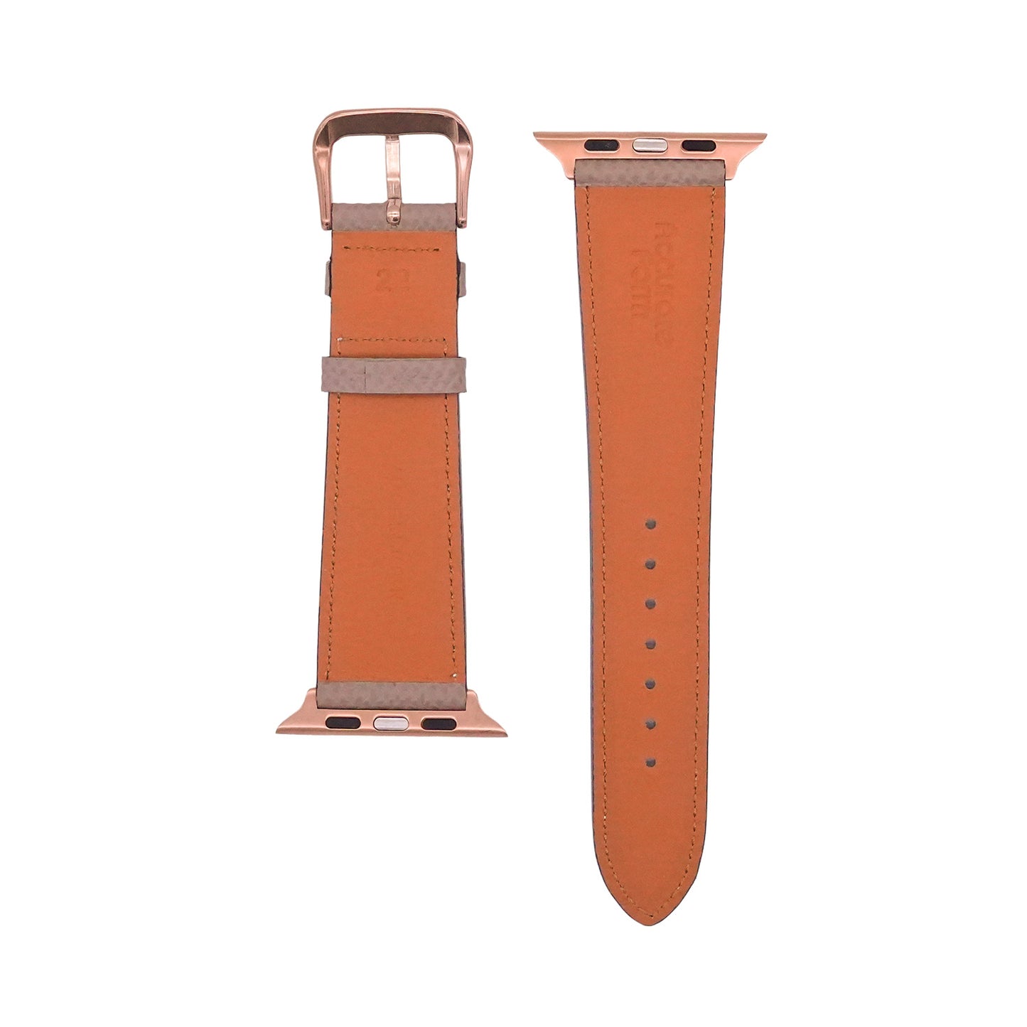 HAAS Derby French Embossed Calf Strap for Apple Watch (Tortier)