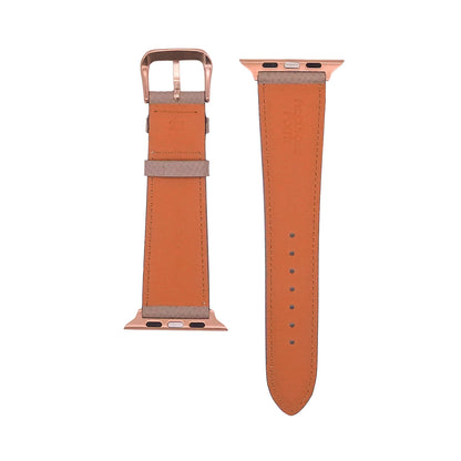 HAAS Derby French Embossed Calf Strap for Apple Watch (Tortier)