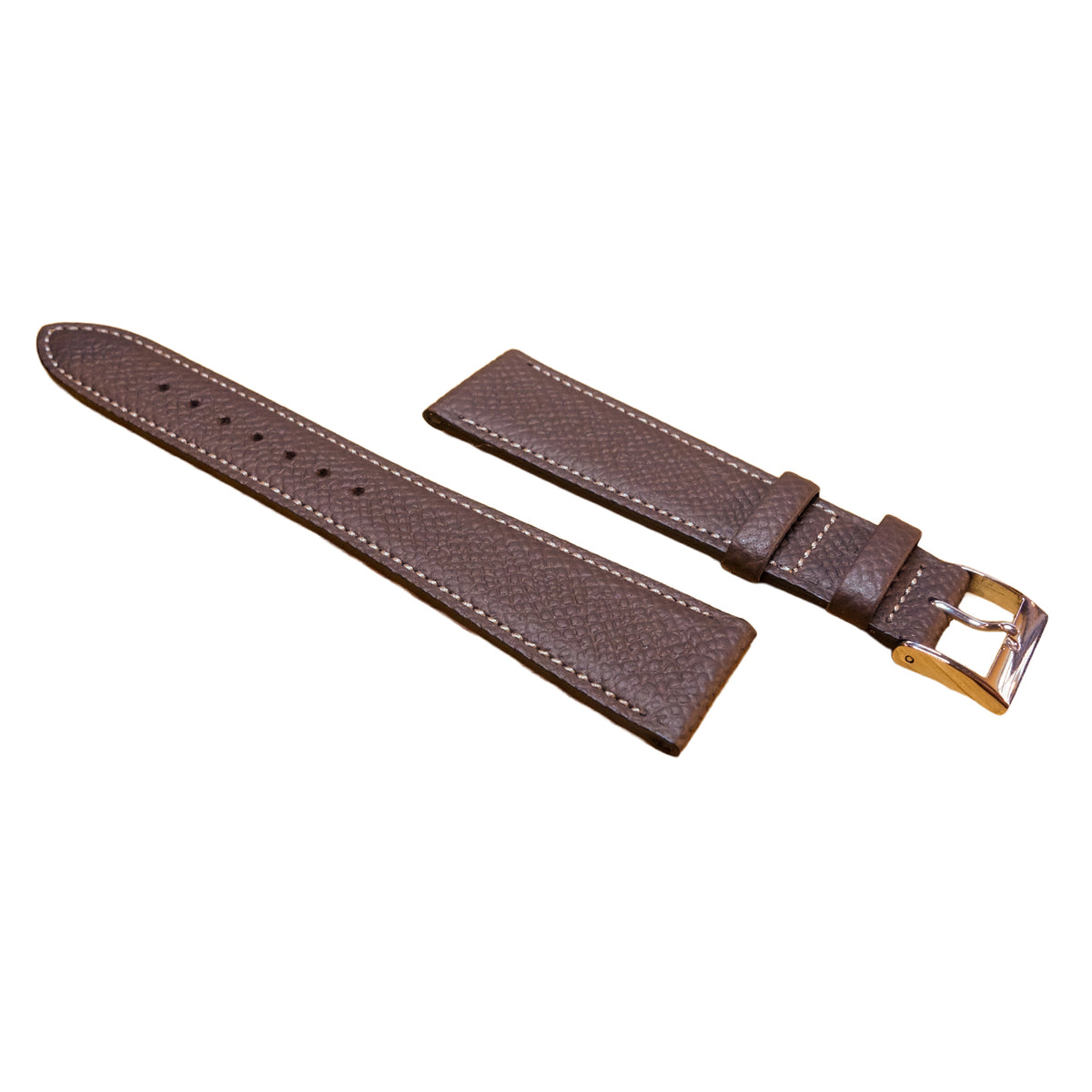 HAAS Derby  French Embossed calf STRAP (Chocolate)