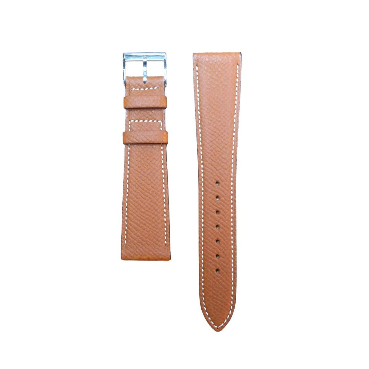 HAAS Derby  French Embossed calf STRAP (Gold Brown)