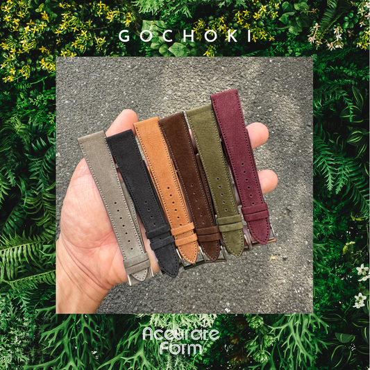 Rémy Carriat GOCHOKI French Nubuck strap（Dark Brown）