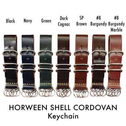 HORWEEN SHELL CORDOVAN keychain