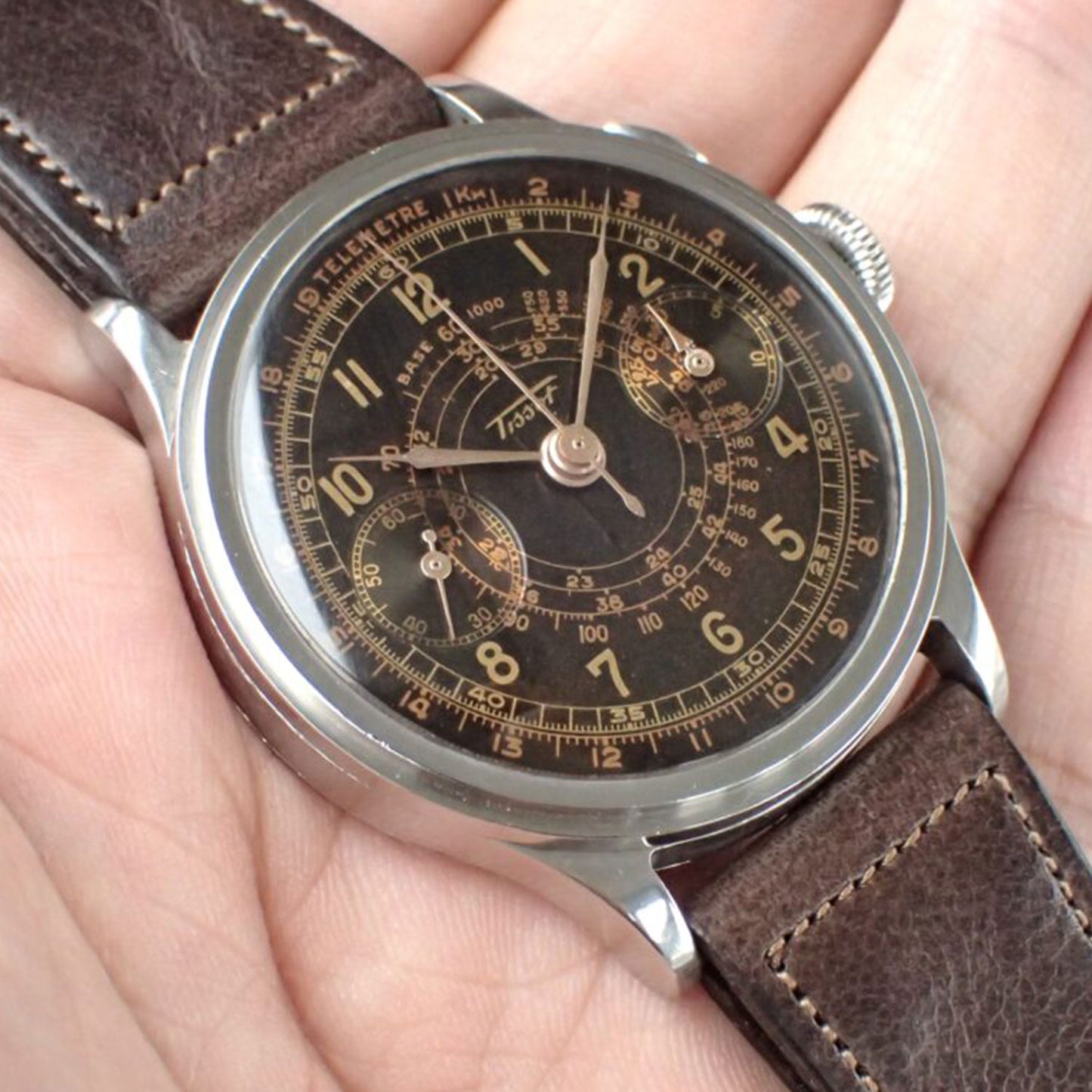 JAPANESE COWHIDE LEATHER OPEN ENDED STRAP (Dark Brown)